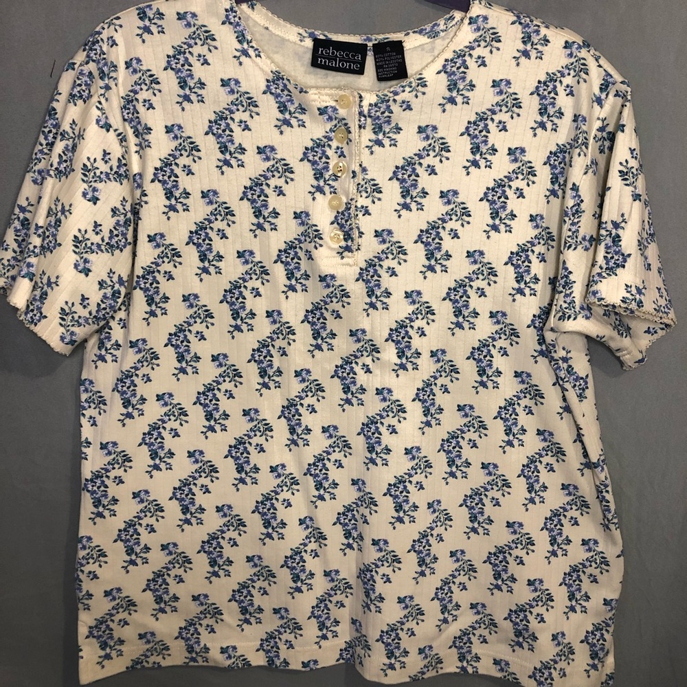 Floral yellow top
